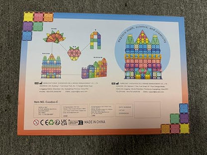 100PCS Magnetic Tiles STEM Building Toys Set