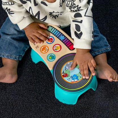 Baby Einstein and Hape Magic Touch Wooden Toy Piano, Montessori Musical Learning Toy for Babies and Toddlers 6mo+