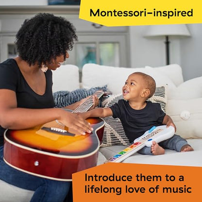 Baby Einstein and Hape Magic Touch Wooden Toy Piano, Montessori Musical Learning Toy for Babies and Toddlers 6mo+