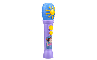 eKids Ms Rachel Toy Microphone for Kids, Includes Built-in Music and Lights, Toddler Toys for Ages 18 Months and Up (Purple)
