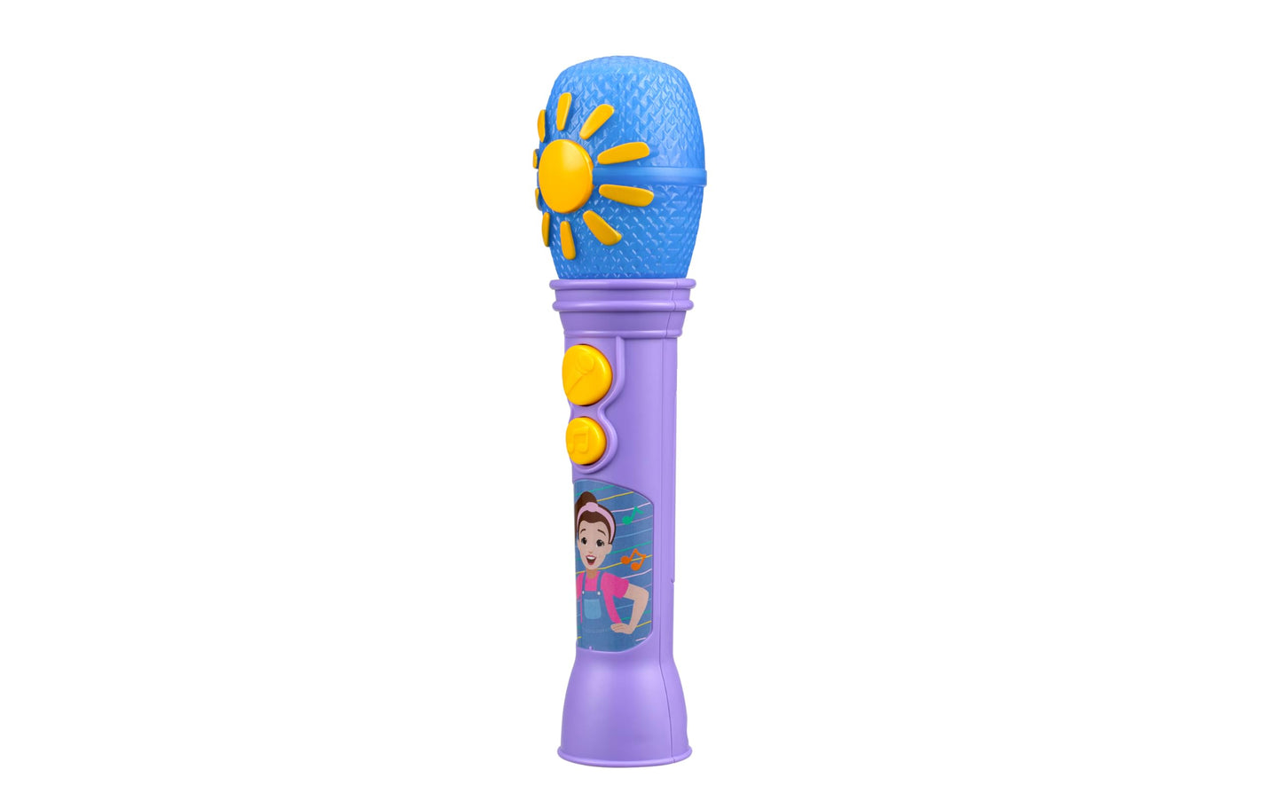 eKids Ms Rachel Toy Microphone for Kids, Includes Built-in Music and Lights, Toddler Toys for Ages 18 Months and Up (Purple)