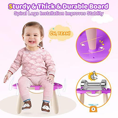 Kikidex Magnetic Drawing Board, Toddler Girl Toys for 1-2 Year Old, Doodle Board Pad Learning and Educational Toys for 1 2 3 Year Old Baby Kids Birthday Gift(Soft Pink)