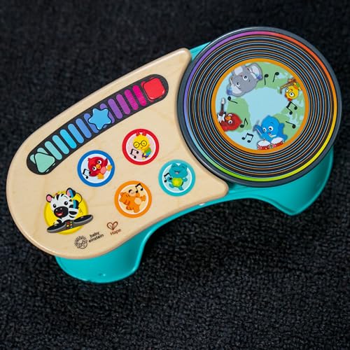 Baby Einstein and Hape Magic Touch Wooden Toy Piano, Montessori Musical Learning Toy for Babies and Toddlers 6mo+