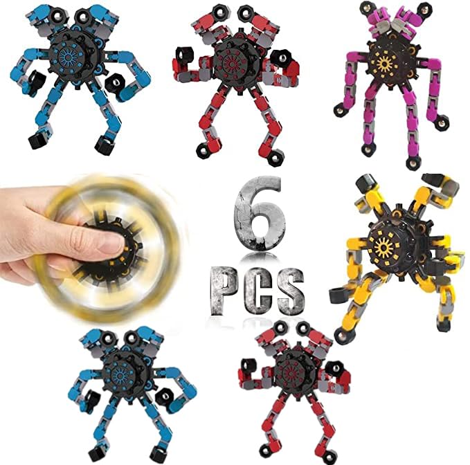 6 Pcs Fidget Spinners Toys for Kids & Adults