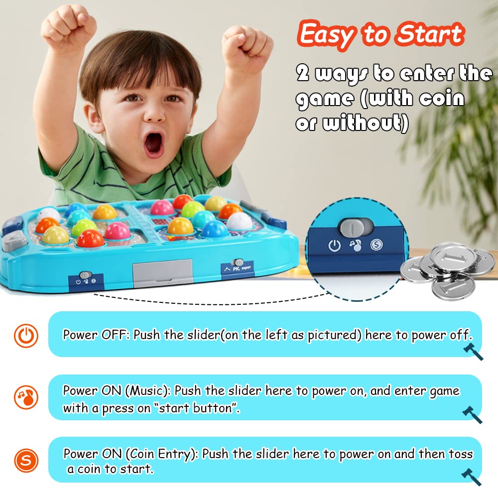 Whack Game Mole for Toddlers,