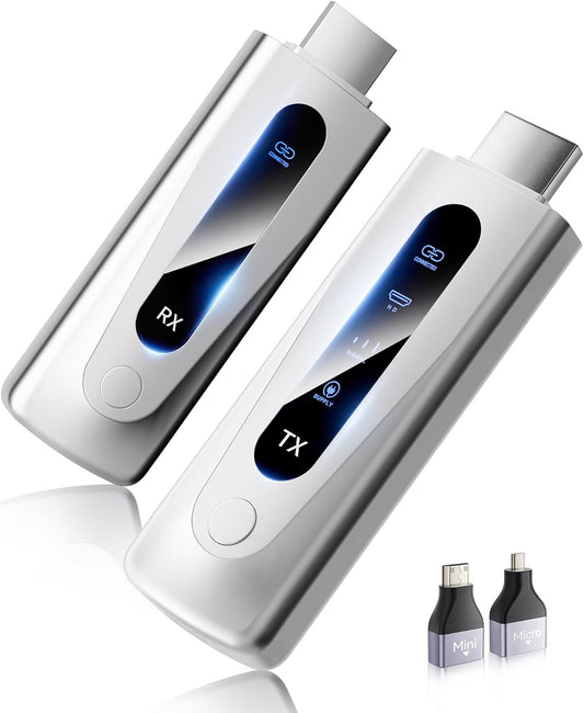 Upgraded Wireless HDMI Transmitter and Receiver