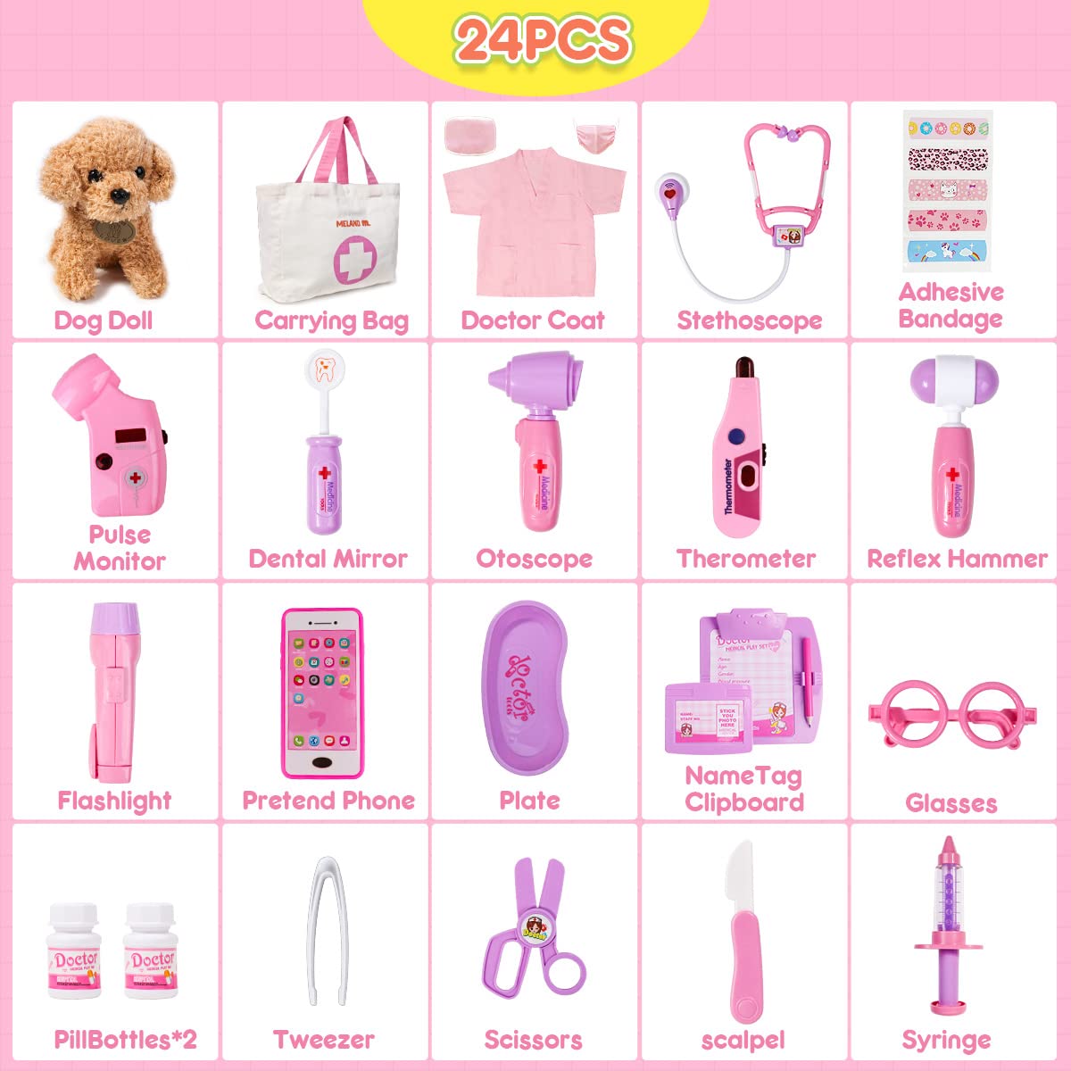 Toy Doctor Kit for Girls