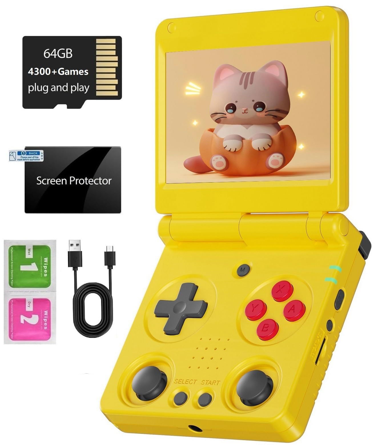 Foldable Retro Handheld Game Console