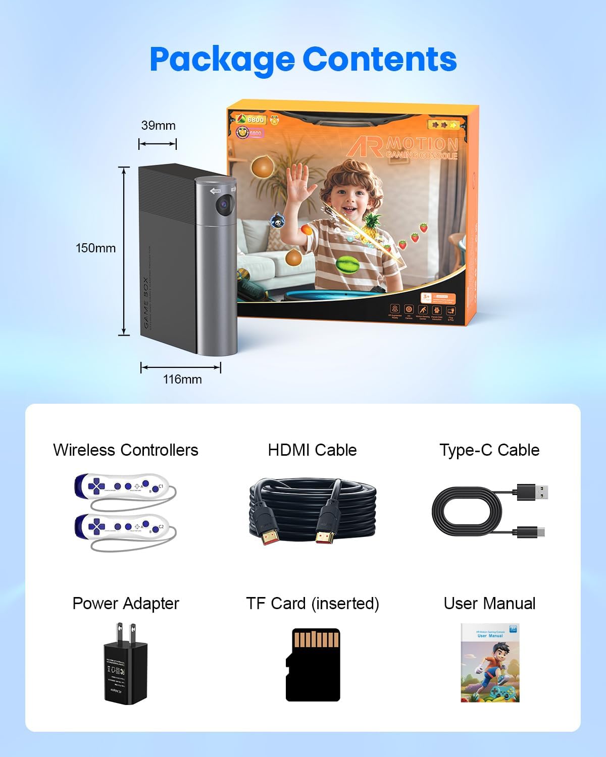 AR Motion Gaming Console for Kids & Families