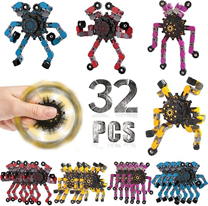 6 Pcs Fidget Spinners Toys for Kids & Adults