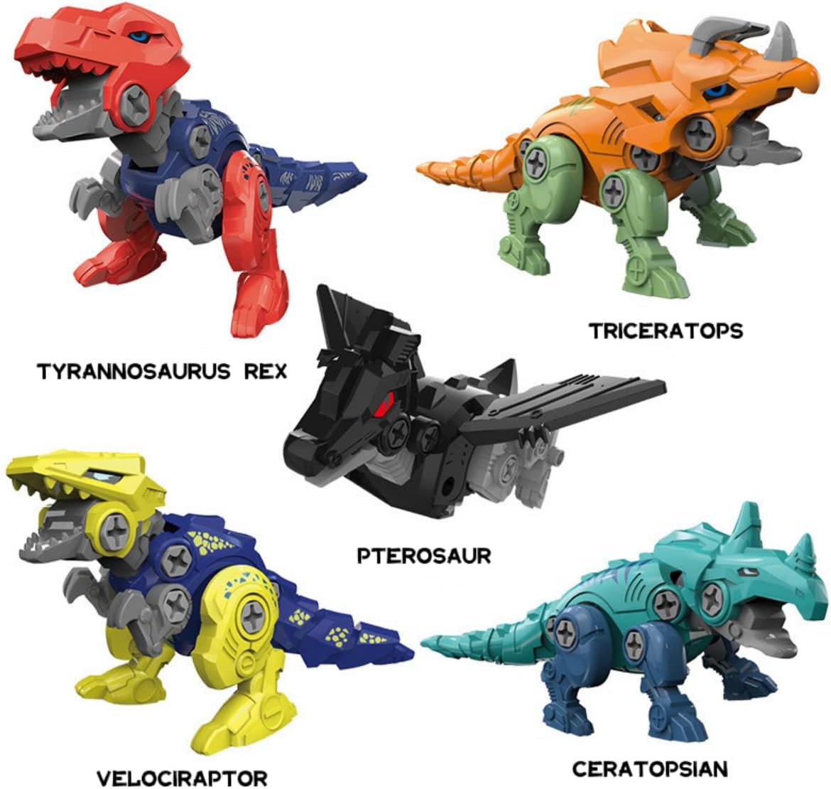 Dinosaur Transform Robot Toys Set