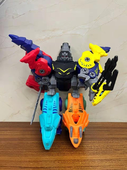 Dinosaur Transform Robot Toys Set