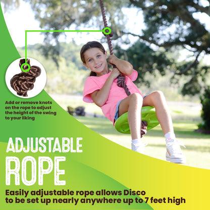 Disco Tree Swing Set for Backyard