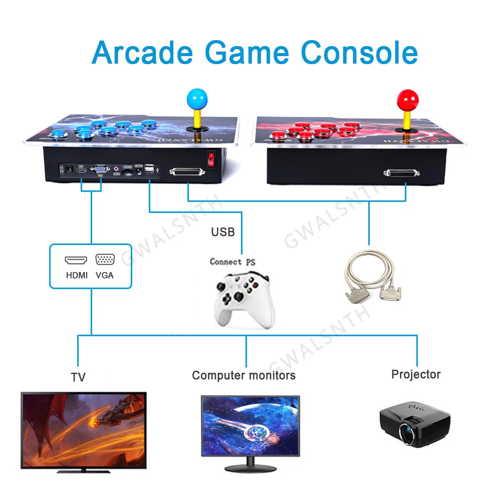 GWALSNTH 29800 in 1 Pandora Box 60S Arcade Console