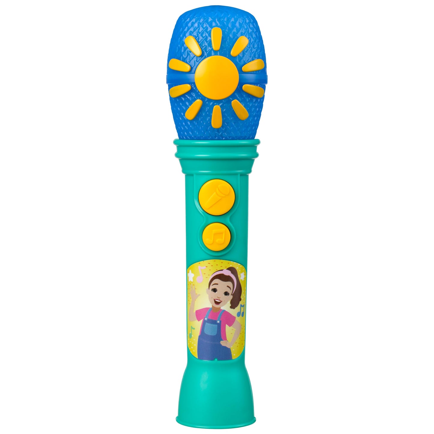 eKids Ms Rachel Toy Microphone for Kids, Includes Built-in Music and Lights, Toddler Toys for Ages 18 Months and Up (Purple)