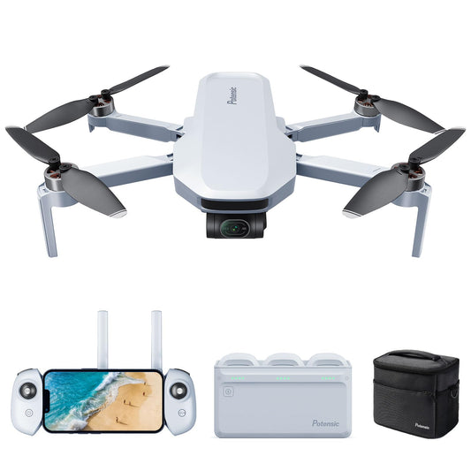 Potensic ATOM, 3-Axis Gimbal 4K Drone with Camera for Adults, Under 249g, 64 Mins Flight, Max 6KM Transmission, Visual Tracking, 4K/30FPS QuickShots, Expansion Kit