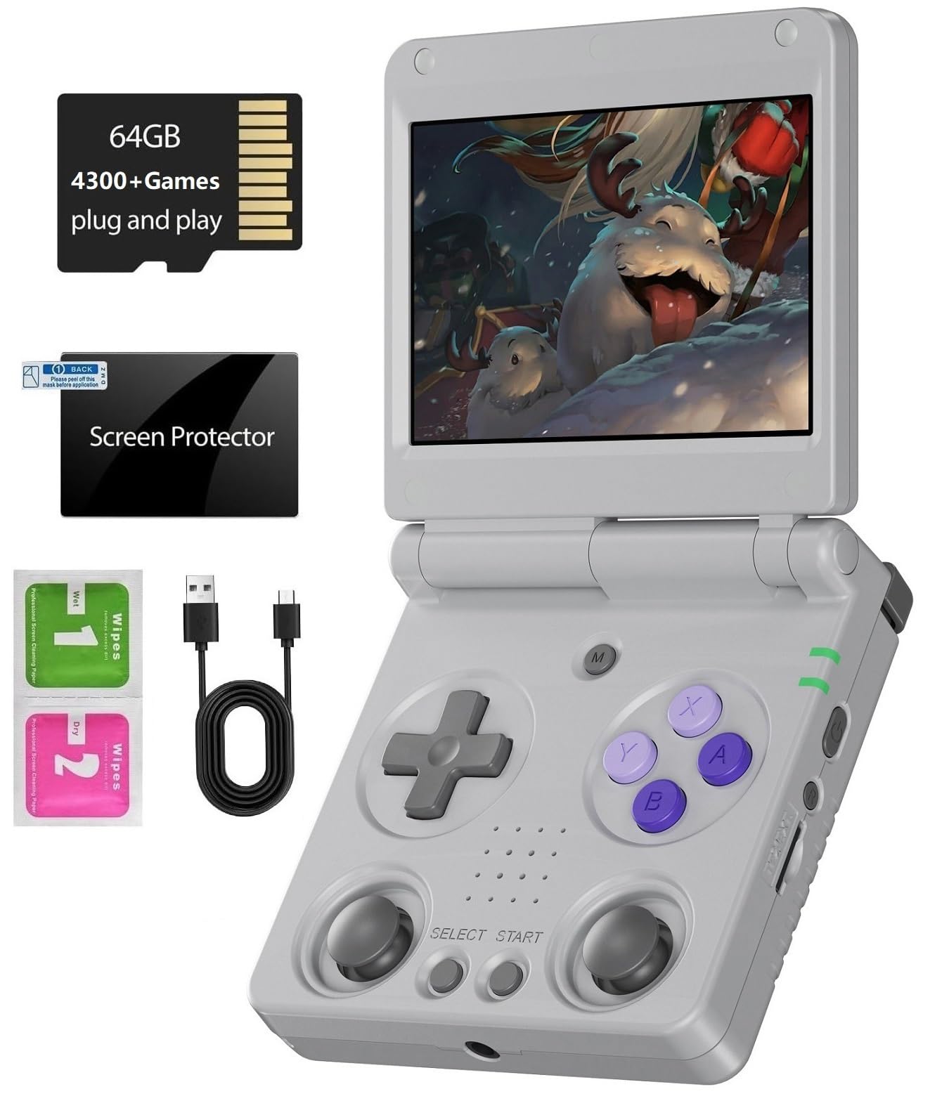Foldable Retro Handheld Game Console