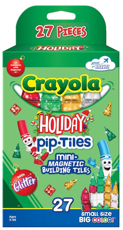 Crayola Mini Magnetic PIP-Tiles, Bold Colors