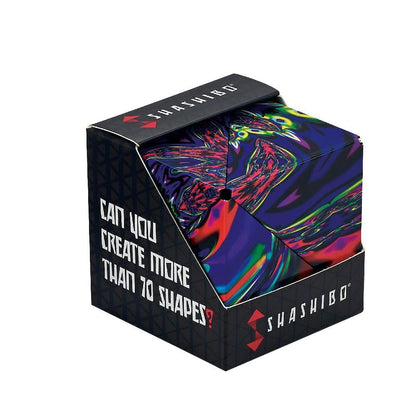 Shashibo Shape Shifting Box - STEM Magnetic Fidget Cube That Transforms Into Over 70 Shapes, Download Fun in Motion Toys Mobile App (Spaced Out)