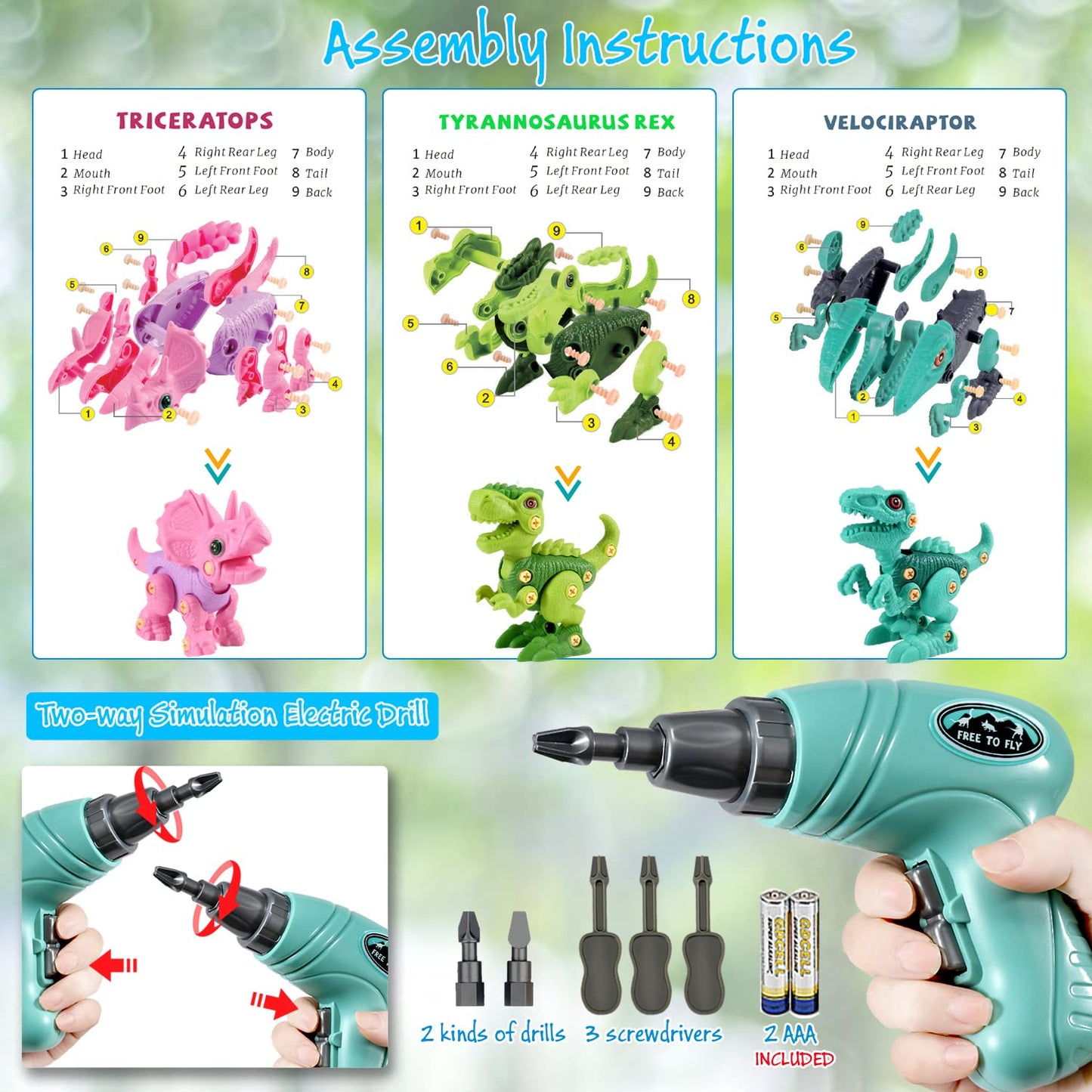 Dinosaur STEM Toys for Kids