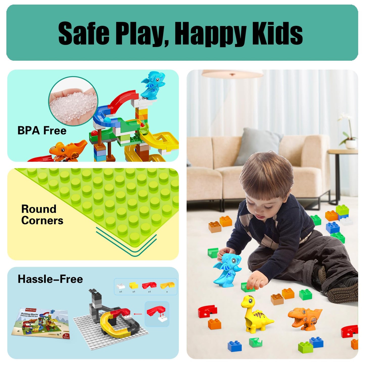 Building Blocks for Kids Toddlers