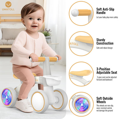 Colorful Lighting Baby Balance Bike Toys