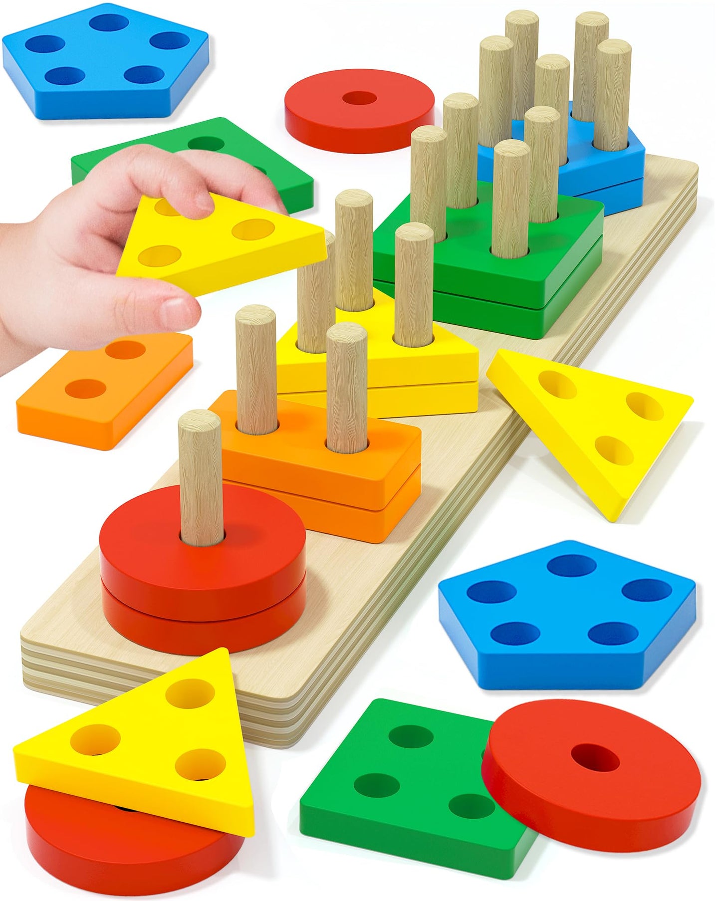 Montessori Toys for 1 2 3 Year Old Boy Girl