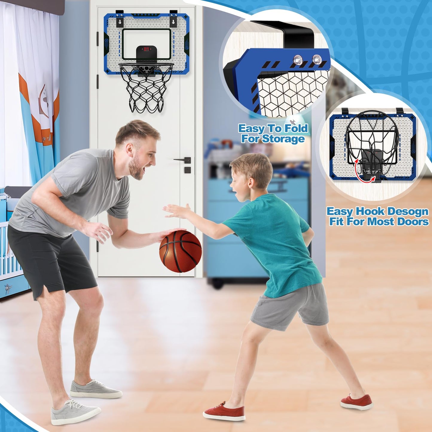 Indoor Basketball Hoop for Kids