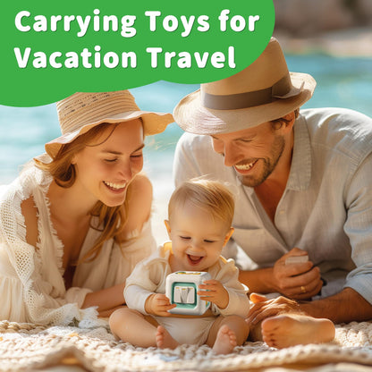 Busy Cube Toys for 1 Year Old Girl Gifts, Montessori for Baby Girl, Travel Sensory Toys for Toddlers 1-3, Learning Fine Motor Skills| 1st Birthday Girl Gifts 12 Months +