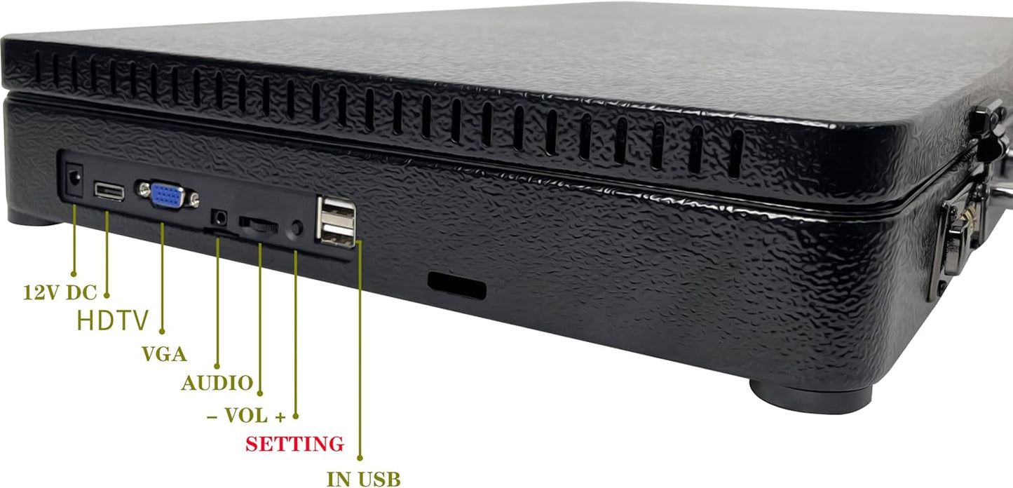 Portable 20000 in 1 Metal Box 3D Arcade Game Console