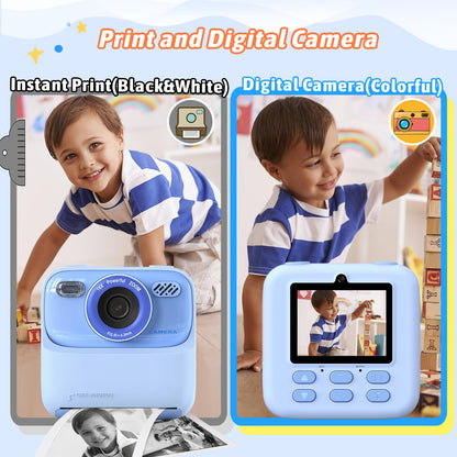 Upgrade Kids Camera Instant Print for Boys and Girls