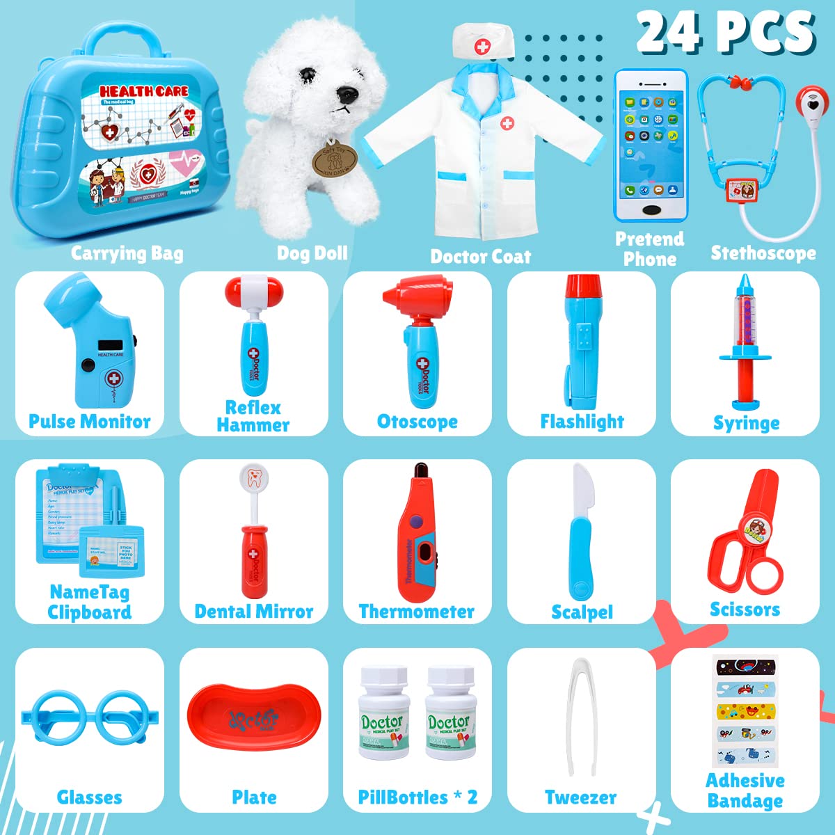 Toy Doctor Kit for Girls