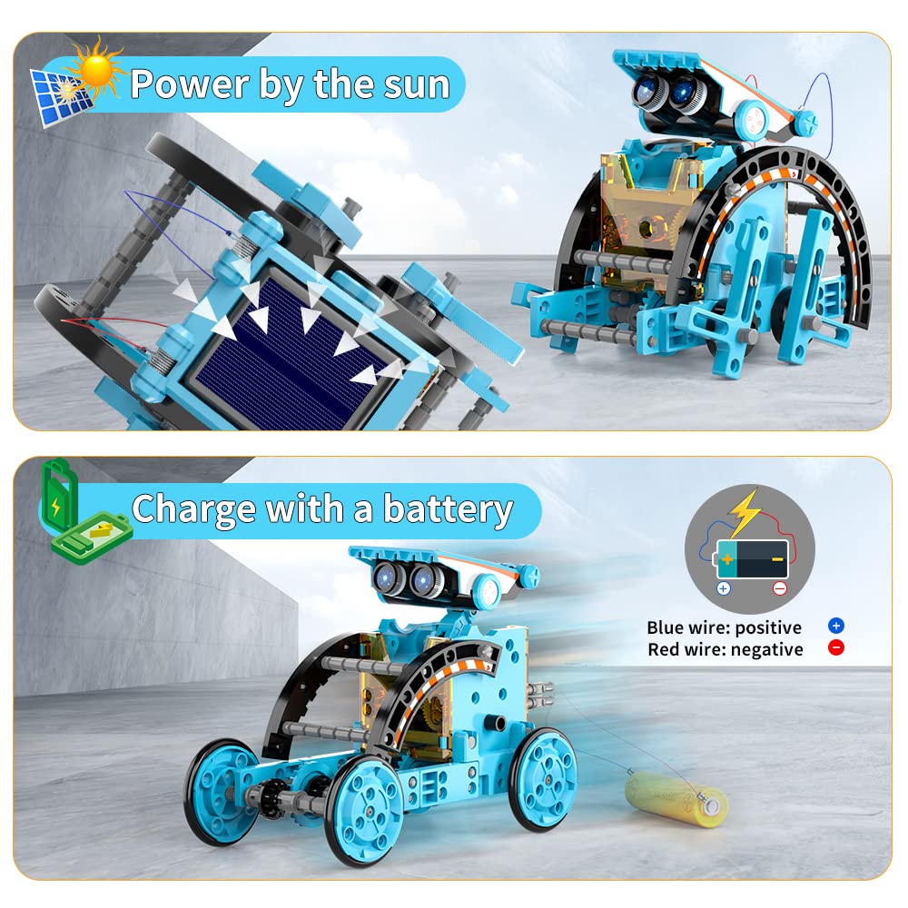 STEM Solar Robot Kit Toys Gifts f