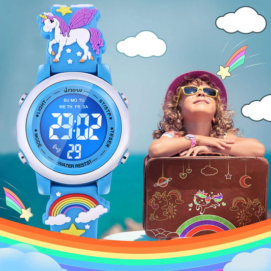 3D Cartoon Waterproof Watches for Girls