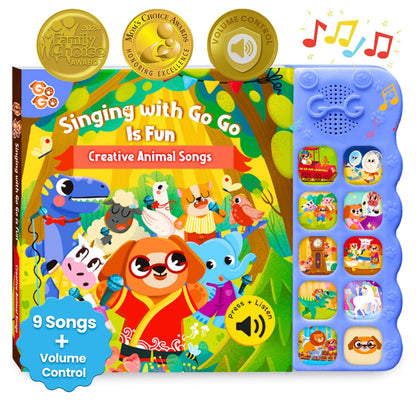 GO GO Creative Nursery Rhymes: Nursery Rhyme Books, Sound Books, 9 Songs, Musical Books for Toddlers 1-3, Talking Books for Toddlers 1-3, Music Books for Toddlers 1-3, Baby Music Book