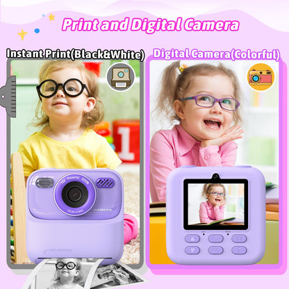 Upgrade Kids Camera Instant Print for Boys and Girls