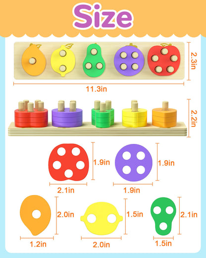Montessori Toys for 1 2 3 Year Old Boy Girl