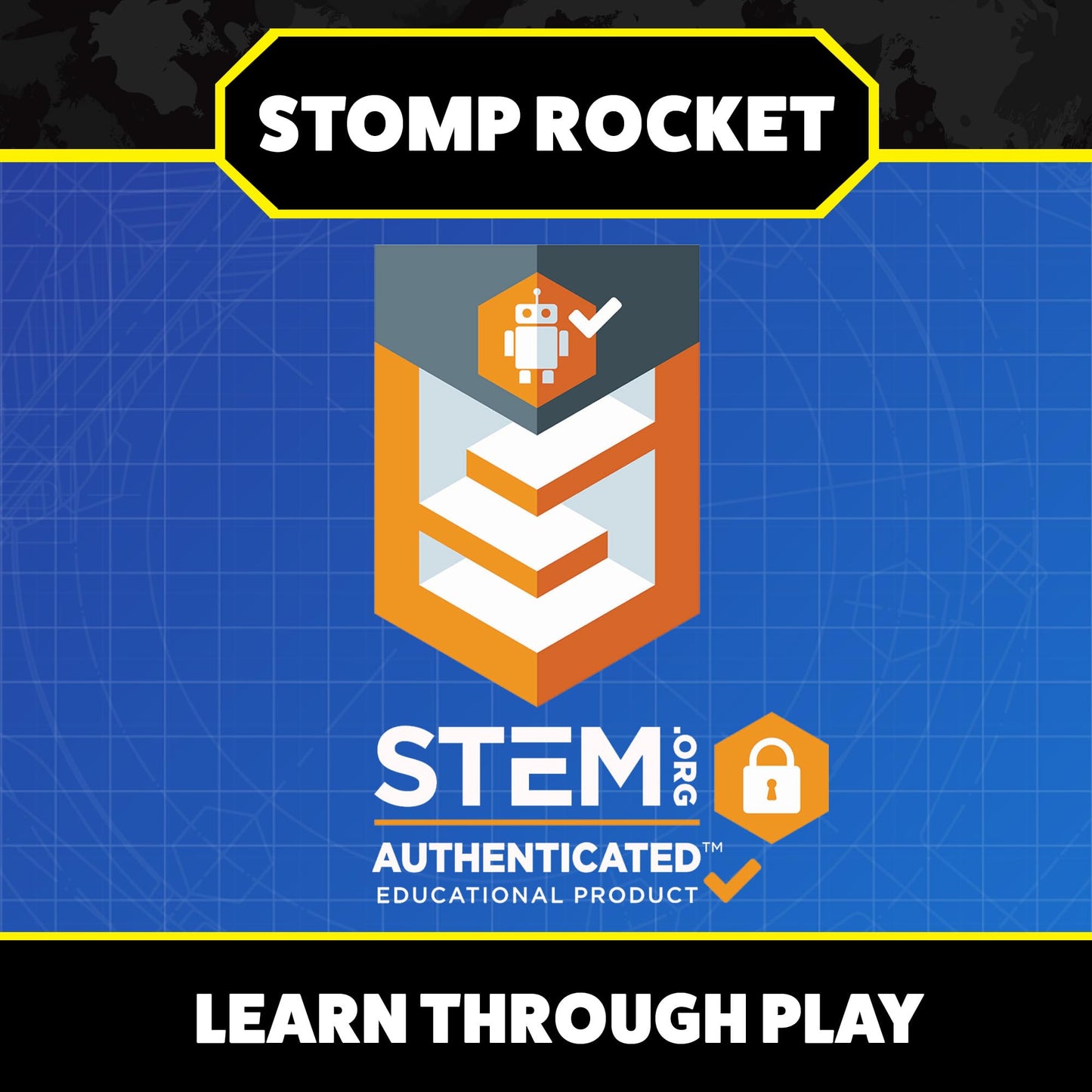 Stomp Rocket Jr Multi-Color Rocket Launcher for Kids