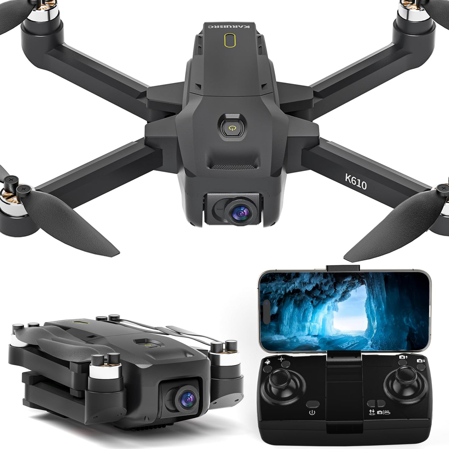K610 GPS Drone with Camera for Adults 4K IMX