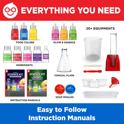 Doctor Jupiter My First Science Kit for Kids Ages 4-5-6-7-8| Birthday Gift Ideas for 4-8-12 Year Old Boys & Girls| Toy Stem Kit with 100+ Experiments| Learning & Educational, Summer Activities