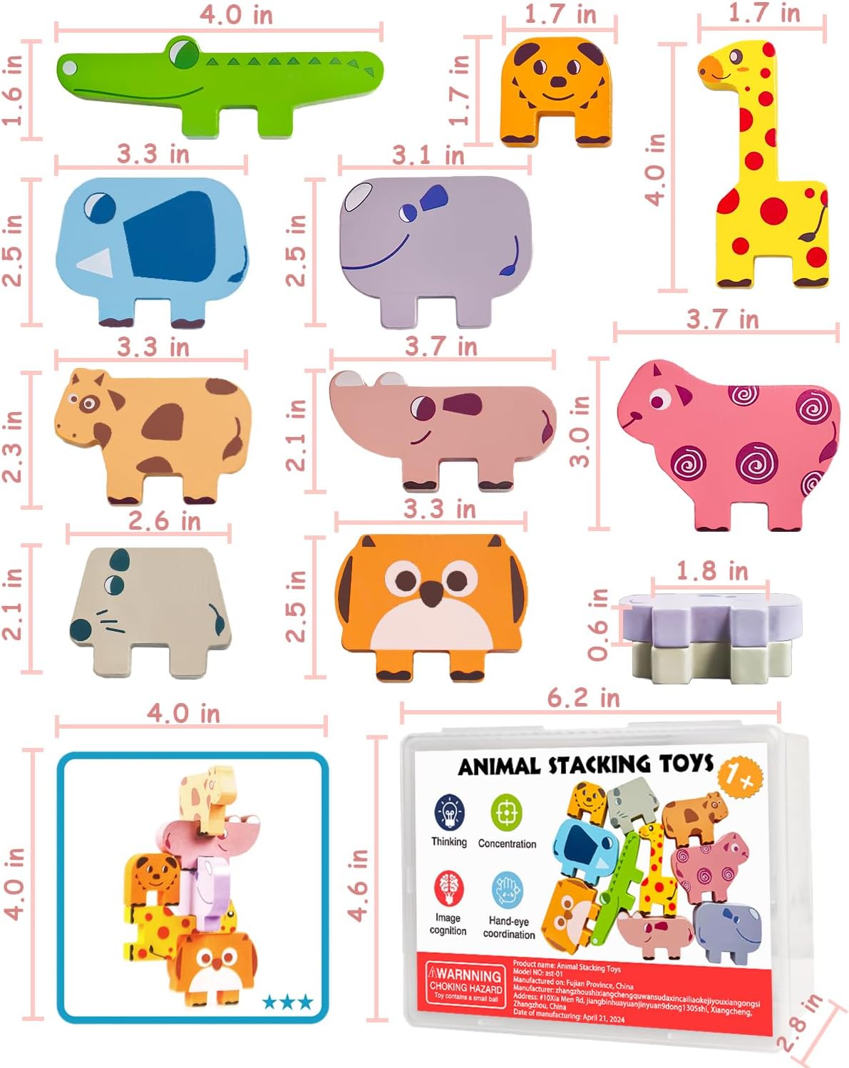 Montessori Toys for 1 2 3 4 Year Old Boys Girls