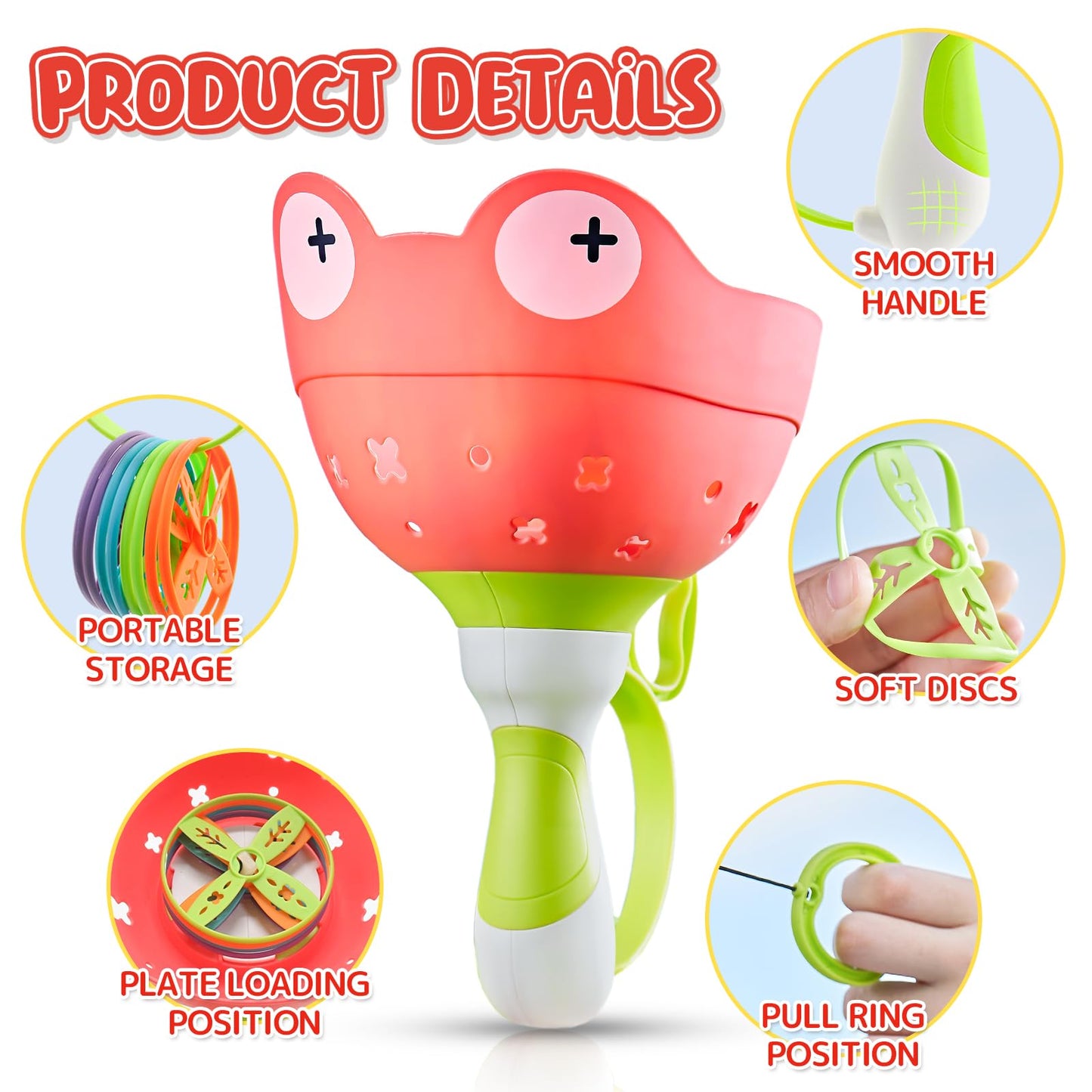 Outside Toys for Kids Ages 4-8 - Manual Capture Catching Game
