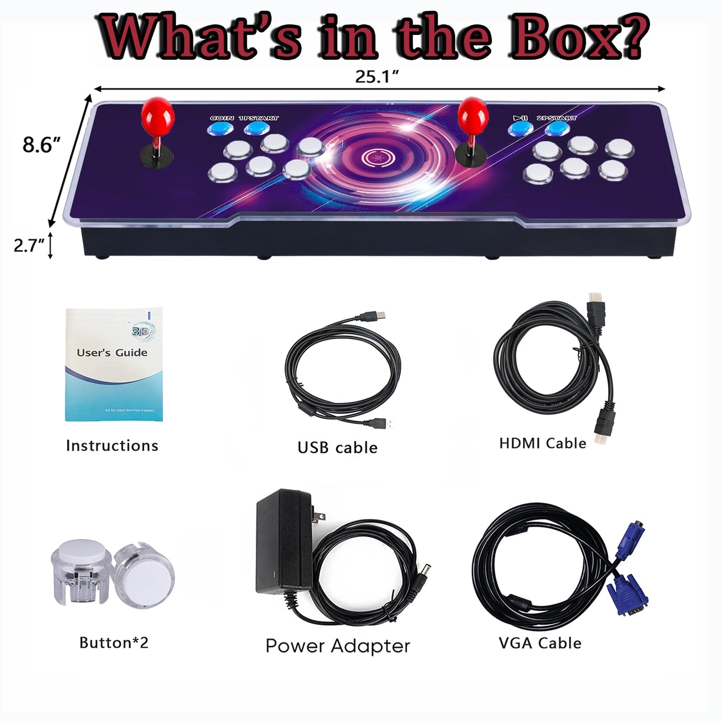 RegiisJoy 32000 Pandoras Box 78S Retro Arcade Game Console
