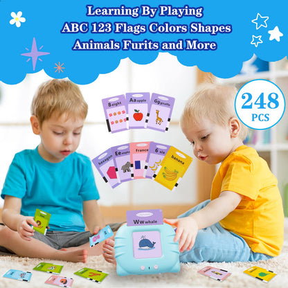 Toddler Toys Sight Words Talking Flash Cards for Ages 2 3 4 Boys and Girls, Autism Sensory Toy for Autistic Children, Learning Educational Montessori Speech Therapy Toys 224 Sight Words