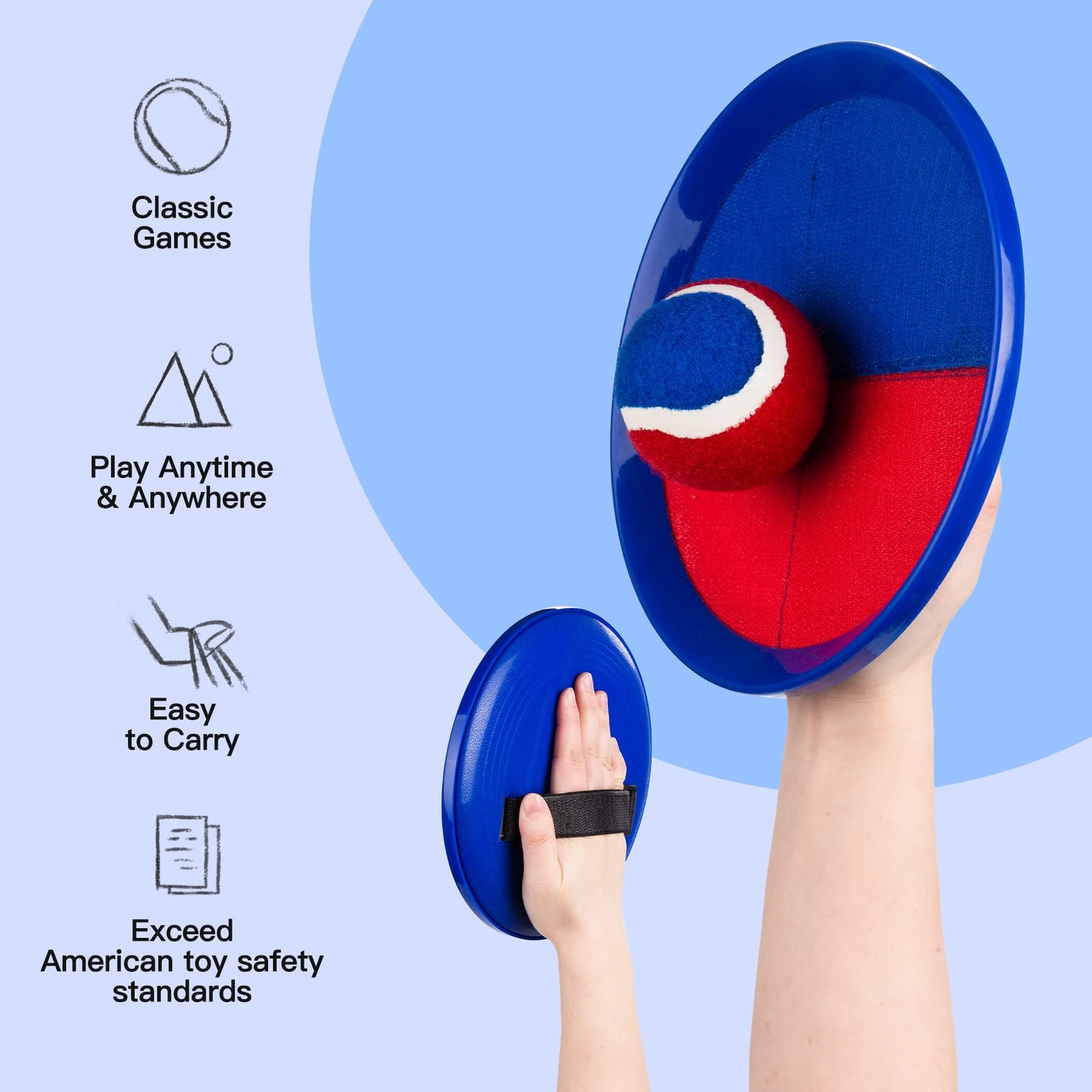 Upgraded Toss and Catch Ball Game Set