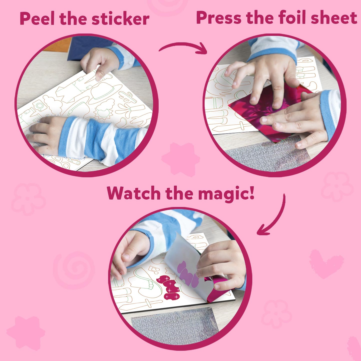 Skillmatics Foil Fun - Unicorns & Princesses, No Mess Art for Kids, Craft Kits & Supplies, DIY Creative Activity, Travel Toys, Gifts for Ages 4, 5, 6, 7, 8, 9