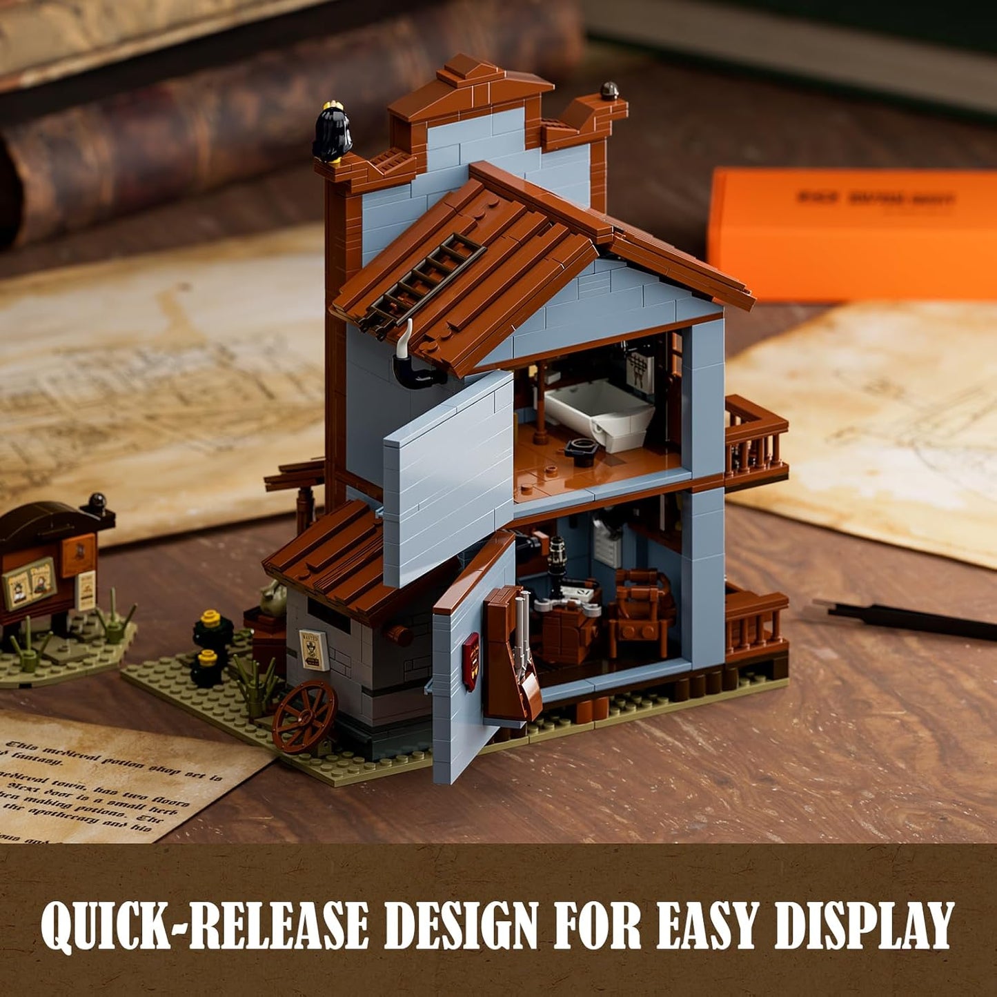 Sheriff's-Office Lighting Building-Bricks Set