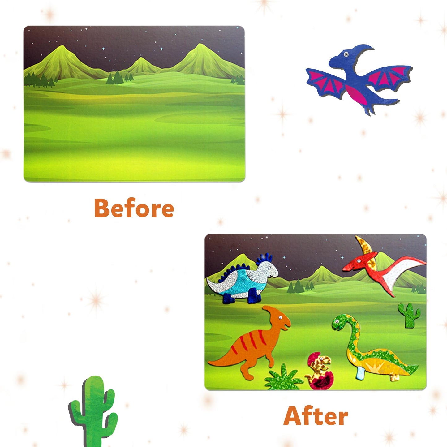 Skillmatics Foil Fun - Unicorns & Princesses, No Mess Art for Kids, Craft Kits & Supplies, DIY Creative Activity, Travel Toys, Gifts for Ages 4, 5, 6, 7, 8, 9