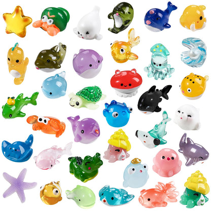 40pcs Mini Resin Animal 40 Styles