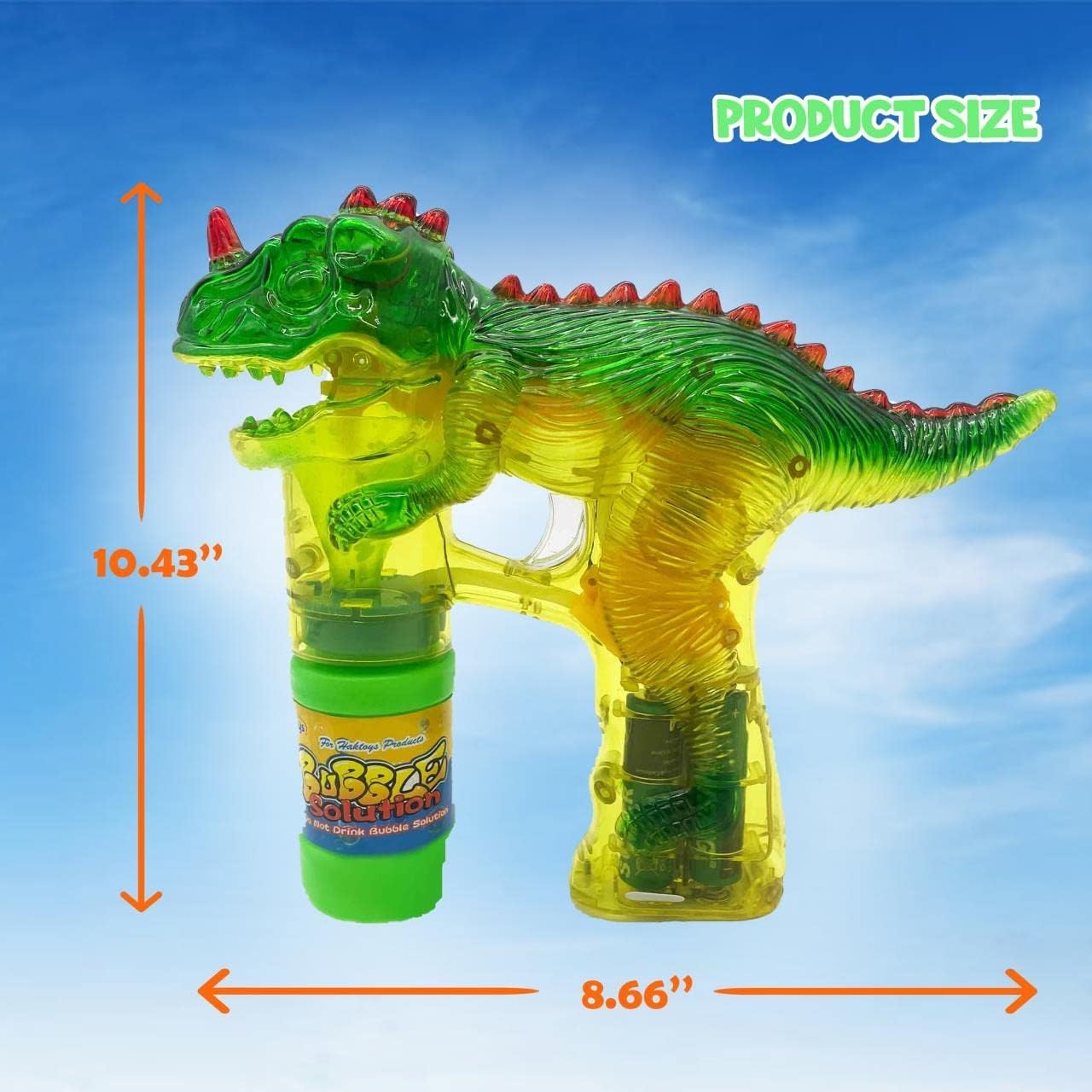 Upgraded Dinosaur Bubble Blower Gun